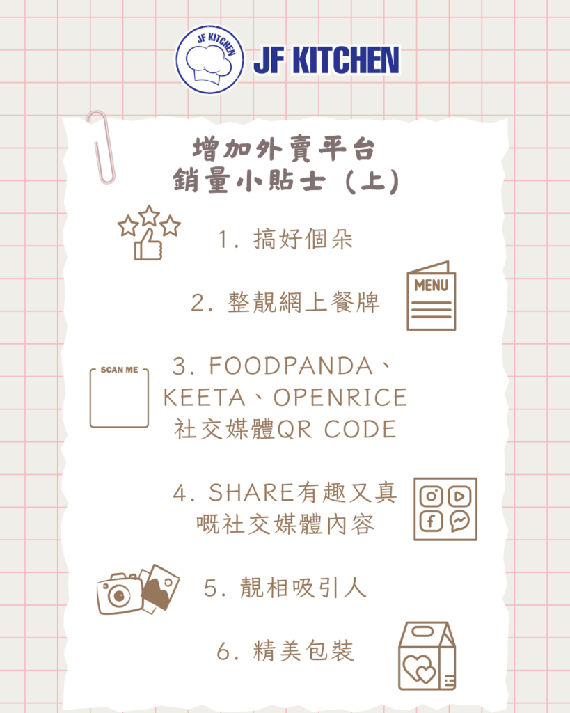 增加外賣平台外賣銷量小貼士